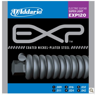

Струны для электрогитары D'Addario EXP120 Coated 9-42