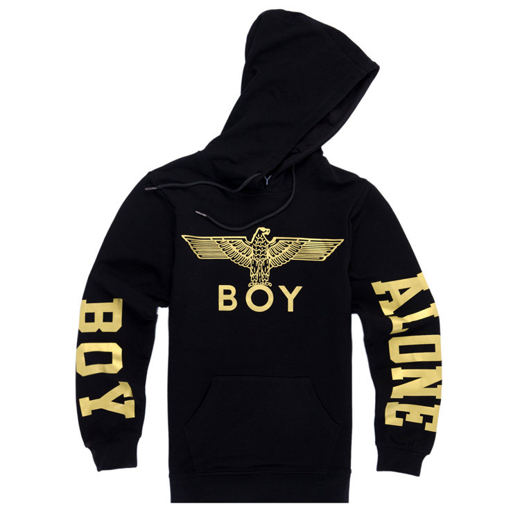 11 美国直购 boy london美版 字母老鹰男女款宽松纯棉连帽卫衣