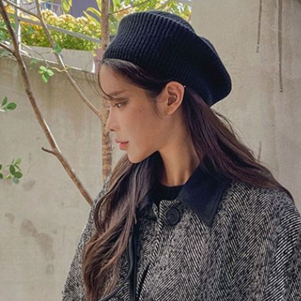 Покупать в южной корее  maybins подлинная женщина пружинный Корейская система ребро случайный вязание шерстяную шапку купол Художник шляпа