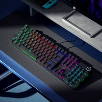 【Одиночная клавиатура】 Черный стиль смешанной легкой ручки