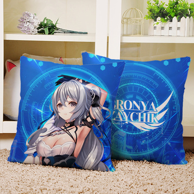 taobao agent Black College 3 Bronya secondary student silver -wing animation custom double -sided two -dimensional sleep pillow pillow pillow periphery