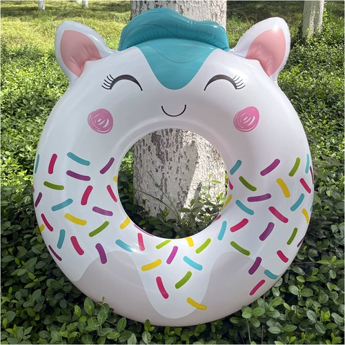 Мультяшный плавательный круг для школьников, надувная альпака, начальная и средняя школа, котенок, кот, подходит для подростков
