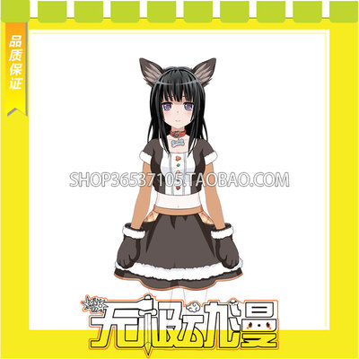 taobao agent Bang Dream! Platinum Graphite Meng Meng Cat Lolita COS clothes game to draw free shipping