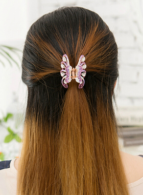 热卖包邮发饰爪夹盘头发卡发夹复古叶子抓夹发抓大号夹子抓卡