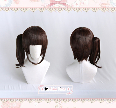 taobao agent [Kirakira Time] COSPLAY wig wigs of the blade of the blade of the chestnut flowers, the shape of the styling wig