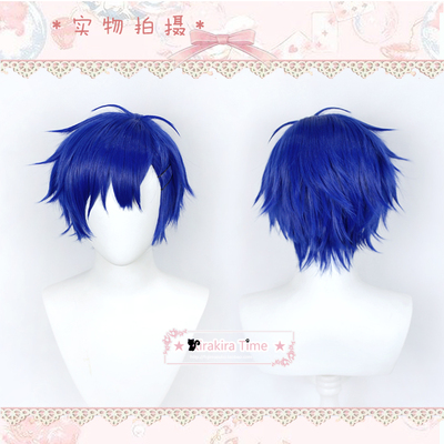 taobao agent [KR] cosplay wig SSSS.Dynazenon Dark Blue Junior Wig Wig Anime