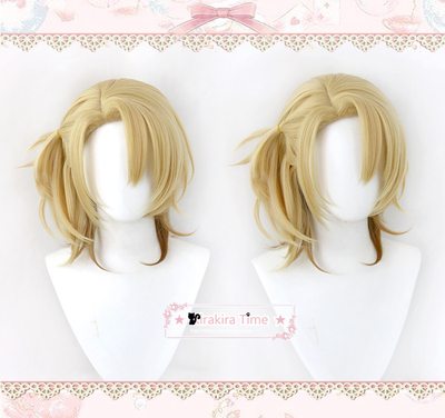 taobao agent [Kiratime] Virtual anchor idol Luca Vtuber Rainbow Society cosplay wig