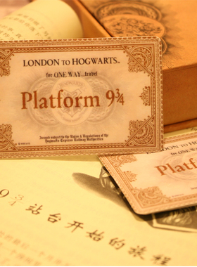 霍格沃茨入学通知书哈利波特周边复古羊皮纸信纸生日礼物创意摆件