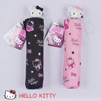 Hello kitty, оригинальный сверхлегкий зонтик на солнечной энергии, защита от ультрафиолета