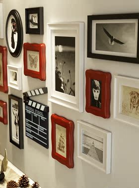 麦家居 大空间照片墙客厅相框组合墙个性创意海报家饰墙饰