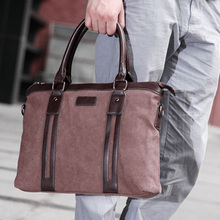 Мужская сумка, сумка с одним плечом, бизнес - сумка, холст, портфель, компьютер, сумка, сумка, рюкзак