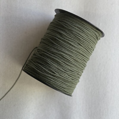 [英国Merchant and mills卡其色再生棉质皮筋1米价适合口罩]