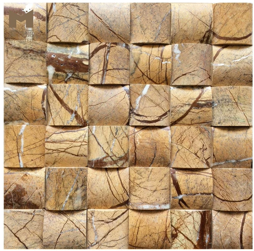 Натуральный мраморный тропический дождевой лесной лес