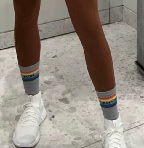 Lulu-Lemon Power Stride Sport Sports Socks с одним выстрелом