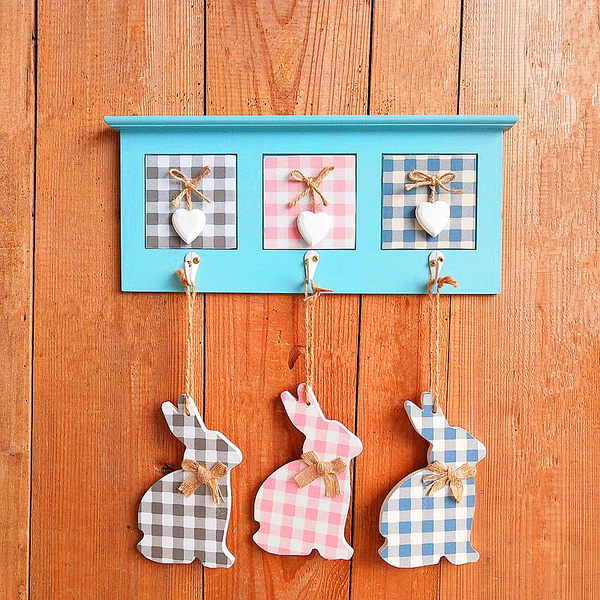 Новый нордический декоративный Карта творческий домой магазин домой стена список кролик личность деревянный дверь Карта настенный Украсить