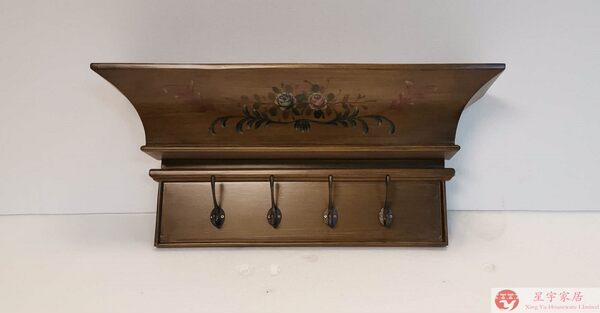 Новые товары настенный американский средиземноморье цвет древесины весить одежду полка подключить метоп деревянный пальто крючок продаётся напрямую с завода