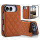Rose Gold Diamond Quilted Leatherette iPhone Case for iPhone Duo Fold