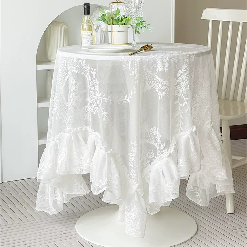 French Lace Pastoral Tablecloth