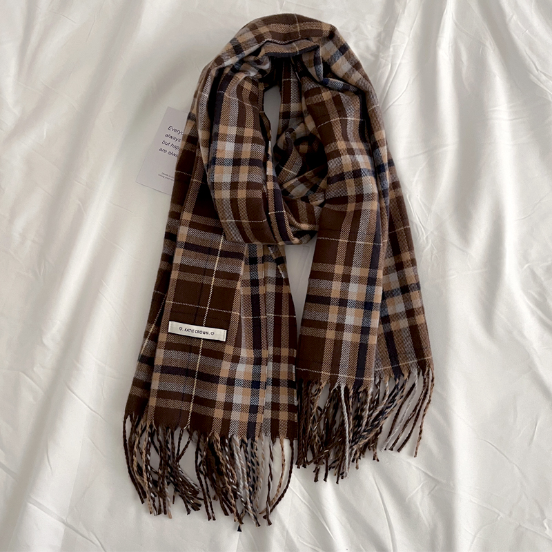 Coffee color original single small grid