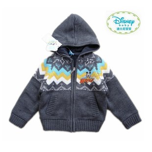 クリアランス李英芳ディズニーカウンター本物の冬男の子服キルティング暖かいウールのセーターセータージャケット