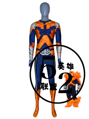 taobao agent Flame hero Anda My Hero Academy Pineca Cos tights customized free shipping