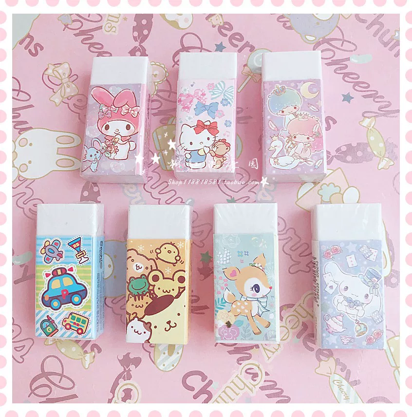 Hello kitty, cute eraser