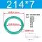 Đường kính trong của vòng chữ O cao su flo 195/200/203/206/212/215/216/218/224/227/228*7 phớt cao su thủy lực 