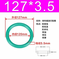 Внешний диаметр зеленого фтора 127*3,5