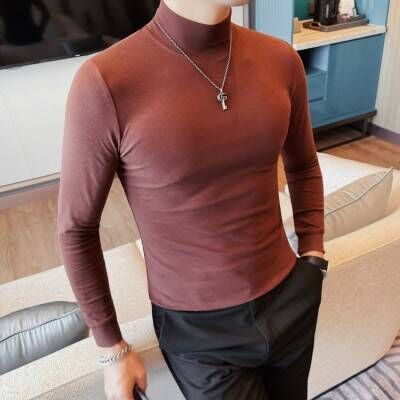 Brown (half turtleneck)