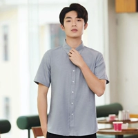 602 мужской серый топ с короткими рукавами