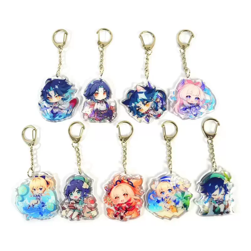 Genshin Impact, slime, keychain for keys