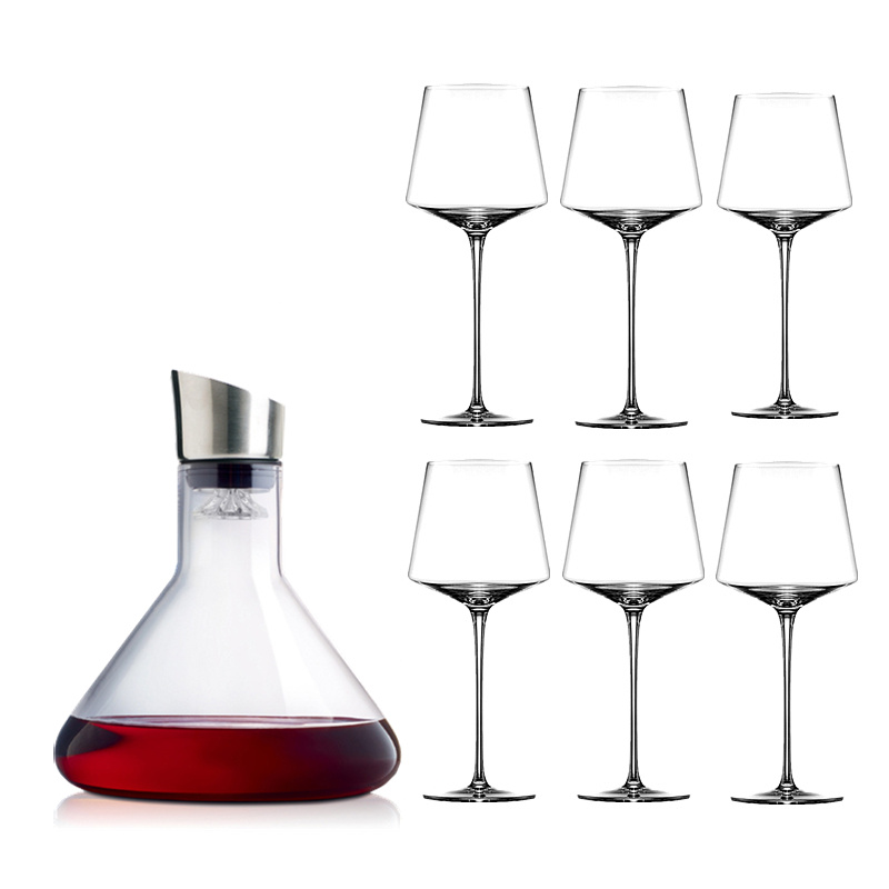 decanter red wine suit household european waterfall type fast wine filtration crystal glass wine separator pot