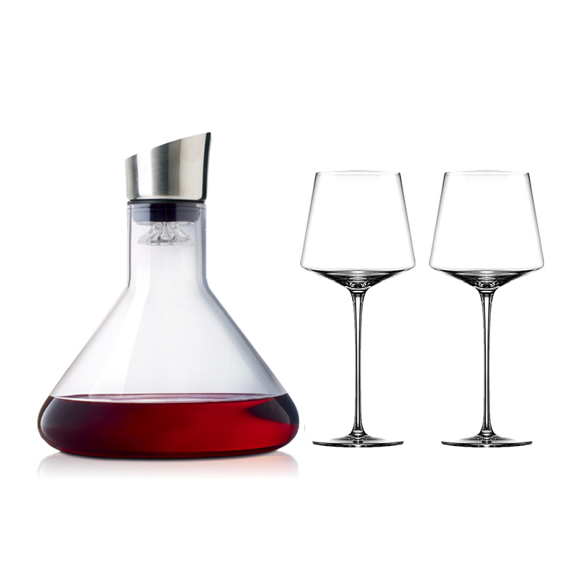 decanter red wine suit household european waterfall type fast wine filtration crystal glass wine separator pot