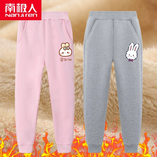 Демисезонные штаны, удерживающие тепло детские зимние повседневные брюки, увеличенная толщина, в западном стиле