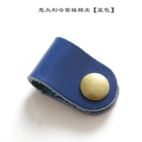 Синий, кожаный, воловья кожа