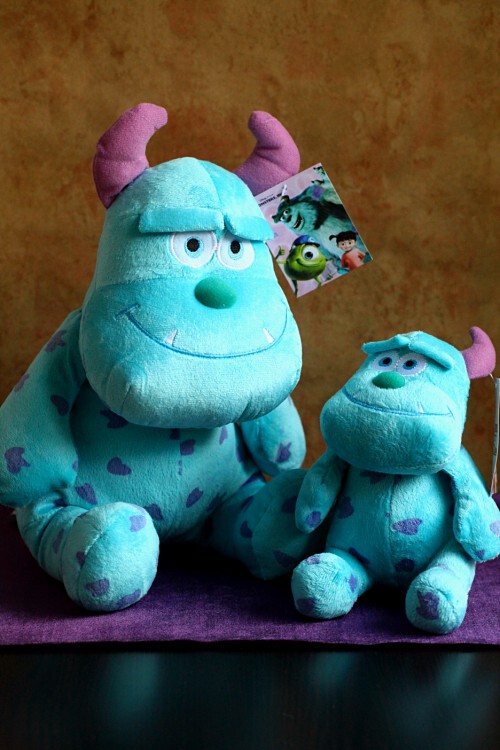 正版disney迪士尼怪物电力公司苏利文 毛怪毛绒公仔玩具 怪兽大学45.