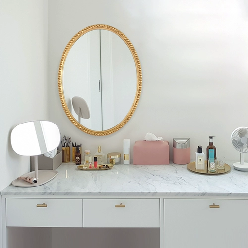 Светодиодное ретро зеркало для ванной комнаты, настенное умное украшение, французский стиль, сделано на заказ