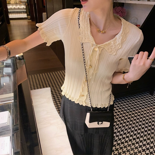 Трикотажный летний свитер, (в наличии на складе), делается под заказ, короткий рукав