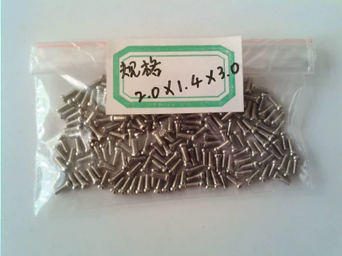 Стакратные стекла Сваловые стеклянные стекла Спецификация винта 2 2.0*1,4*-3.0 Аксессуары очков (3 юань/упаковка)