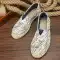 giày chạy bộ nam xtep Mùa Hè Trơn Ống Hút Vải Của Người Cá Giày Nam Vải Lanh Đáy Giày Lười Giày Phong Cách Trung Hoa Cũ Bắc Kinh giày Vải Lanh jordan dior cổ thấp Plimsolls