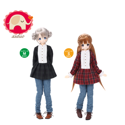 taobao agent [Xi Duo] Azone doll 1/6 6 points doll AZ official with rolled jeans