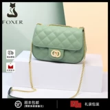 Небольшая сумка, сумка через плечо, сумка на одно плечо, цепь, из натуральной кожи, премиум класс, на цепочке