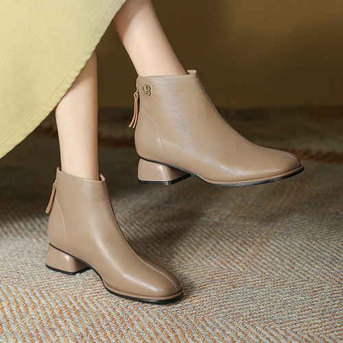 Martens, туфли для кожаной обуви, флисовые короткие сапоги, демисезонные зимние ботинки, обувь, из натуральной кожи