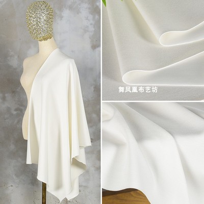 taobao agent White light and light polyester cotton air level material soft elastic space cotton women's knitted designer cloth material