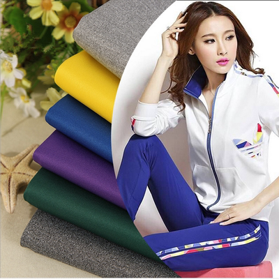 taobao agent High-quality air layer, high F tightness, fashion sports fabric, South Korean silk knitted elastic compound clothing fabric