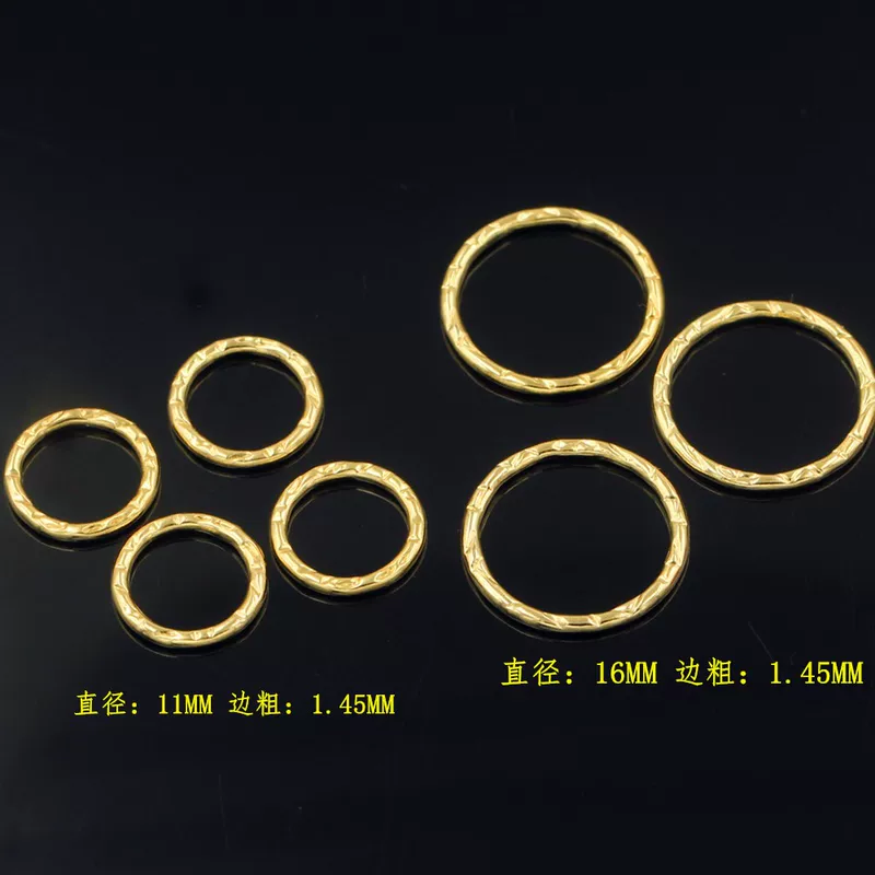 США содержит золотой слиток 14K Пакет золото 14/20GF рисунок кружка закрытый рот кольцо узел пальца кольцо