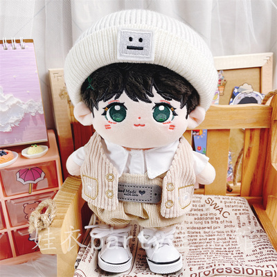 taobao agent Split set, suspenders, cotton doll, 20cm