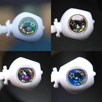 taobao agent Deep gem drip glue eye film BLYTHE small cloth switch to doll accessories