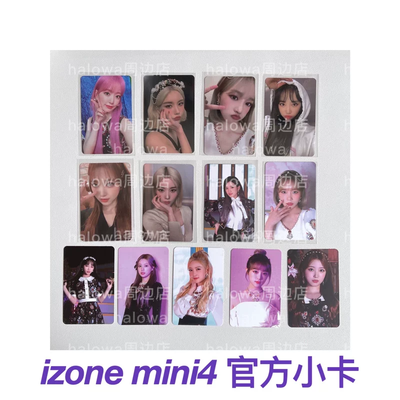 Spot IZONE Mini 4 mini4 официальная карта One-reeler Красная версия Miyaki Sakira Zhang Yuanying