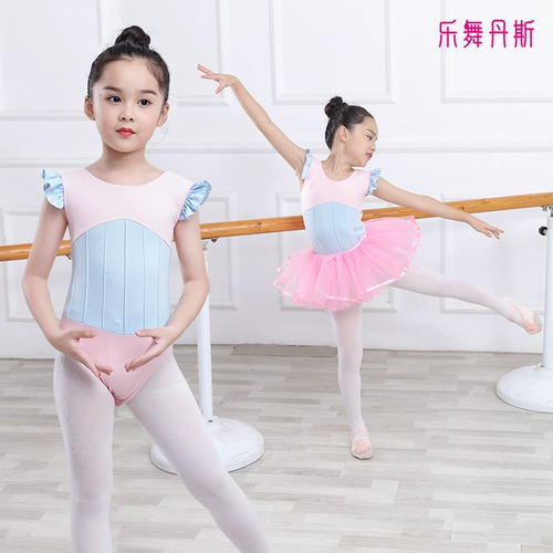 Детская летняя осенняя танцующая спортивная одежда, короткий рукав